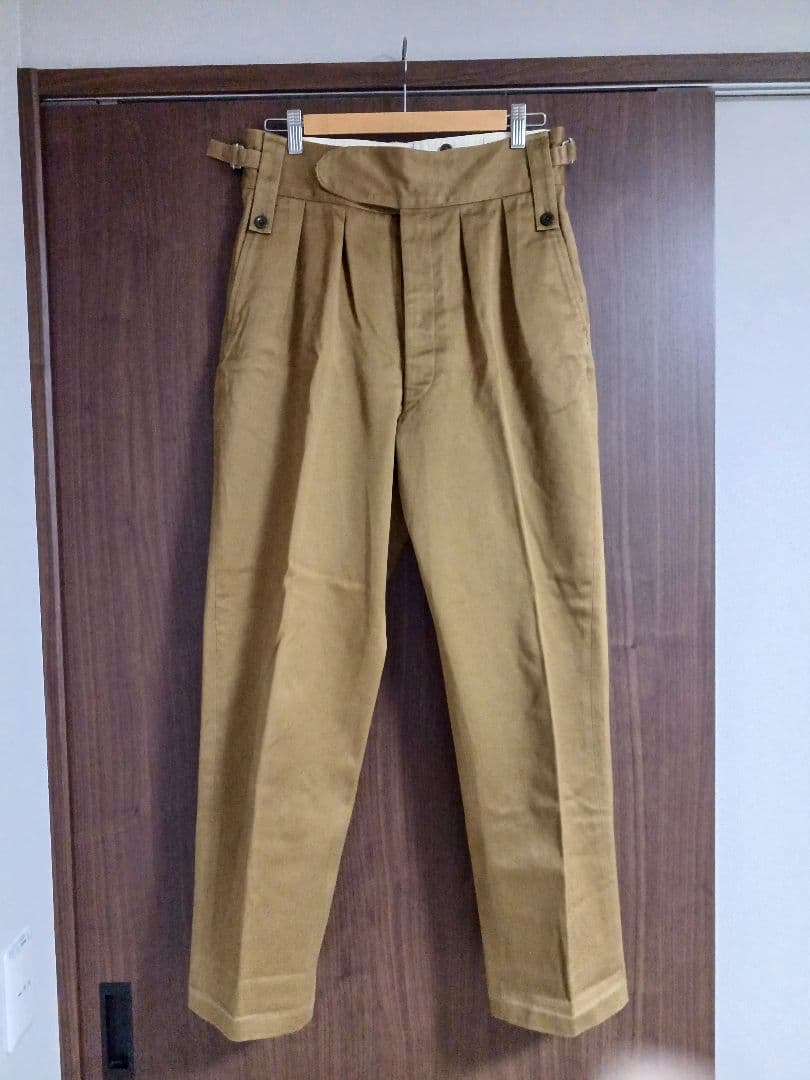 ニート　グルカパンツ　トラウザーズ　スラックス　美品　M