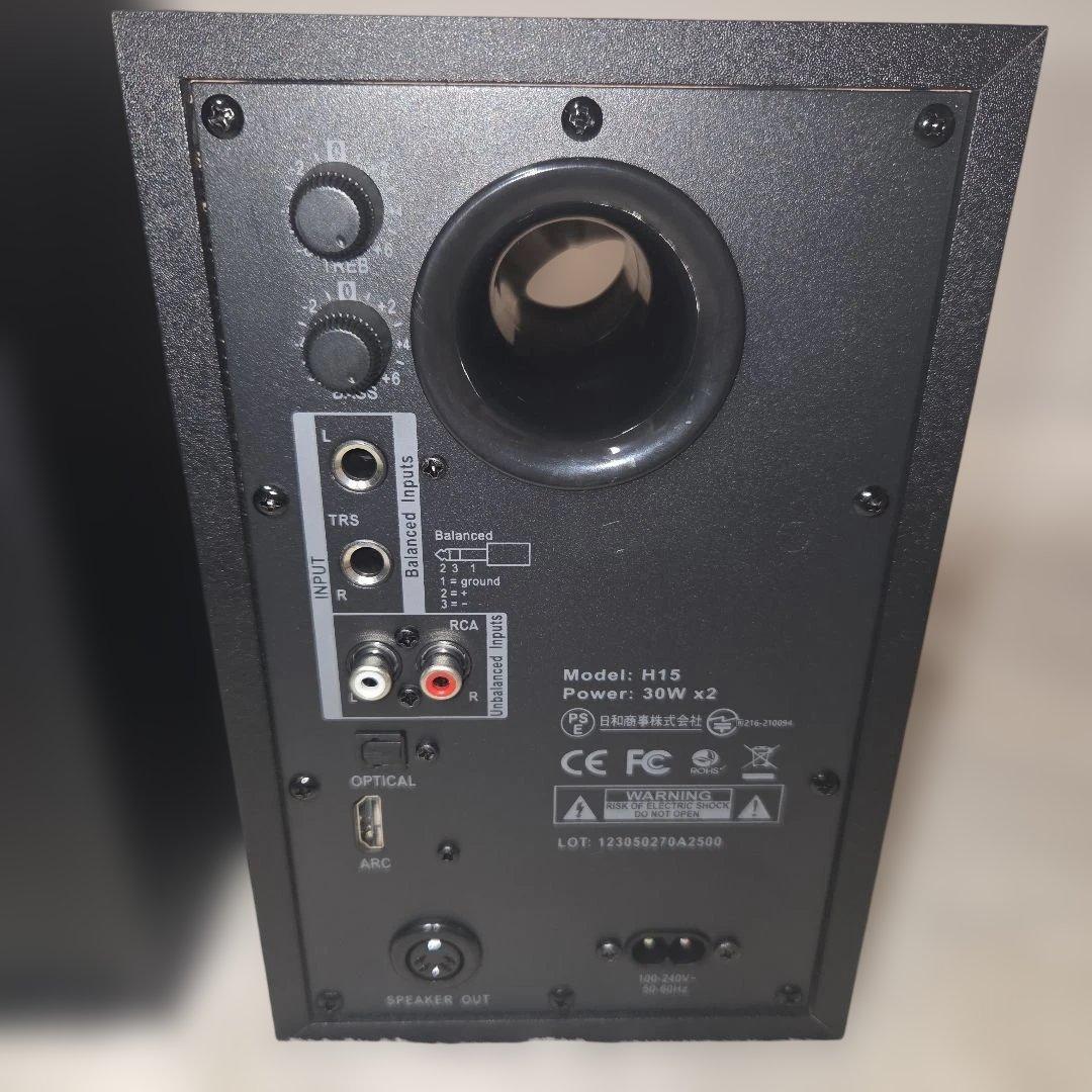 Bluetooth5.4モニタースピーカー60Wブラック【新品未使用】動作確認済