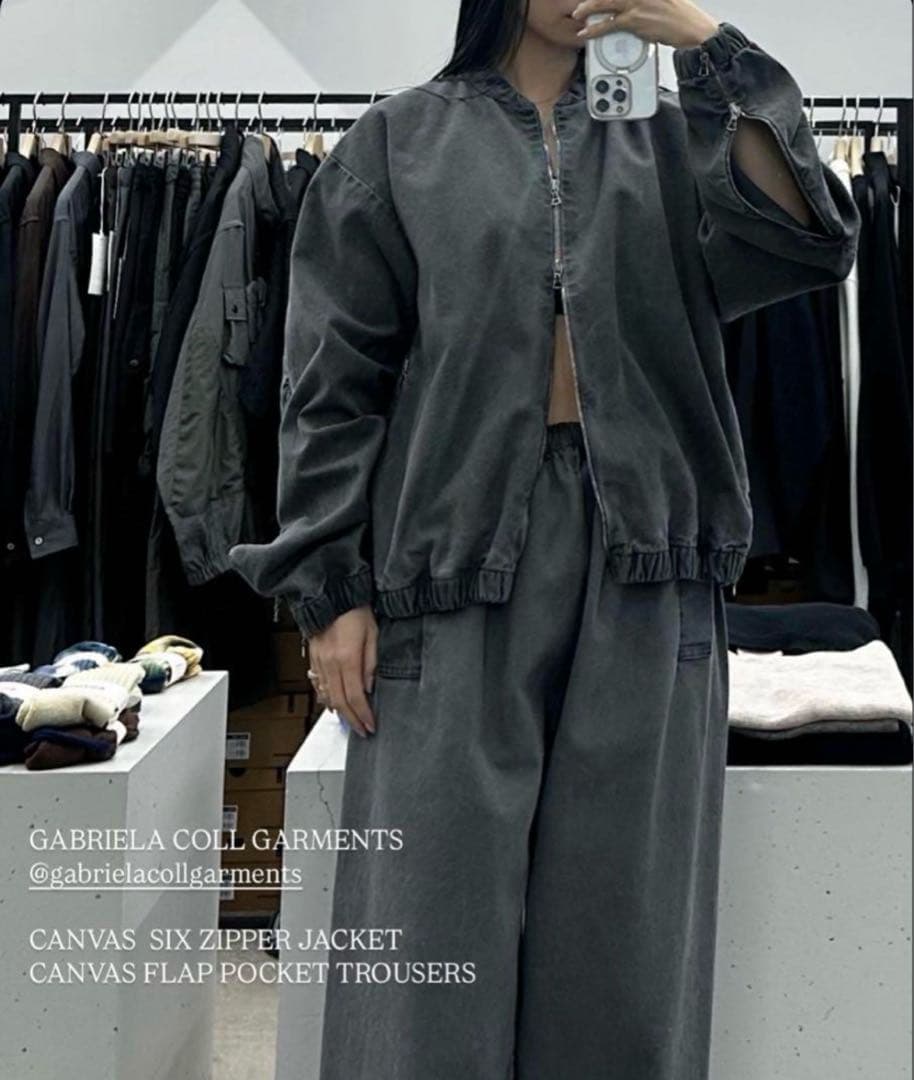 ジャケット・アウター GABRIELA COLL GARMENTS 25SS ZIPPERJACKET