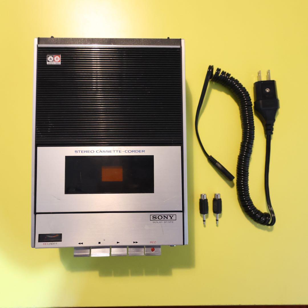 【希少/動作品】SONY TC-124 ヴィンテージ カセットレコーダー