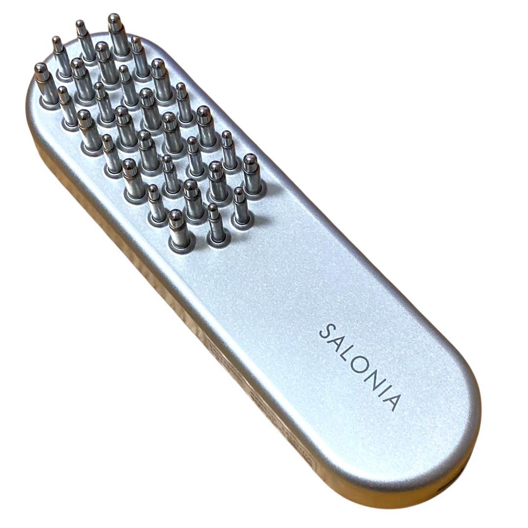 ✨ほぼ新品✨ SALONIA EMS リフトブラシ 美顔器 頭皮ケア サロニア
