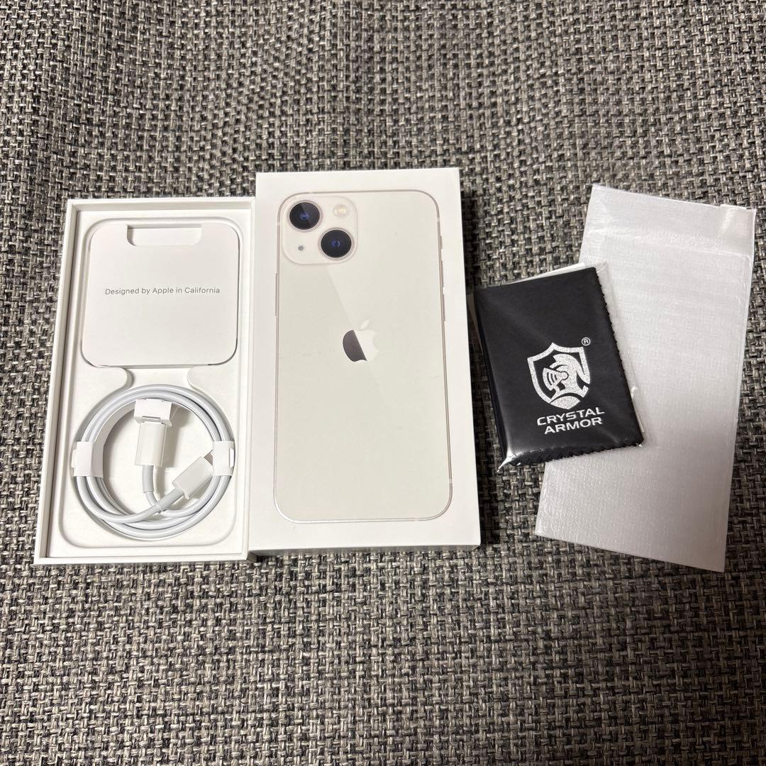 ⭐︎更に値下げましたiPhone 13 mini 【箱 ガラスフィルム未使用付】