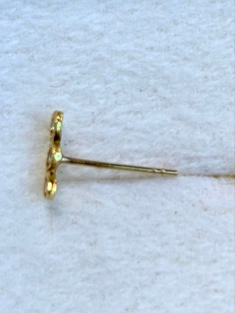 monaka jewelleryモナカジュエリー3連ダイヤピアスキャッチ無し