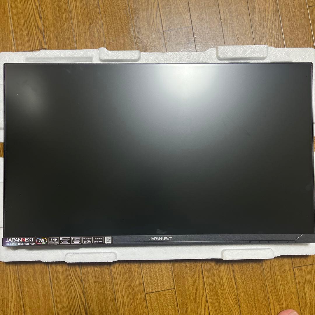 JAPANNEXT 24.5インチIPSパネル 180Hz対応ゲーミングモニター