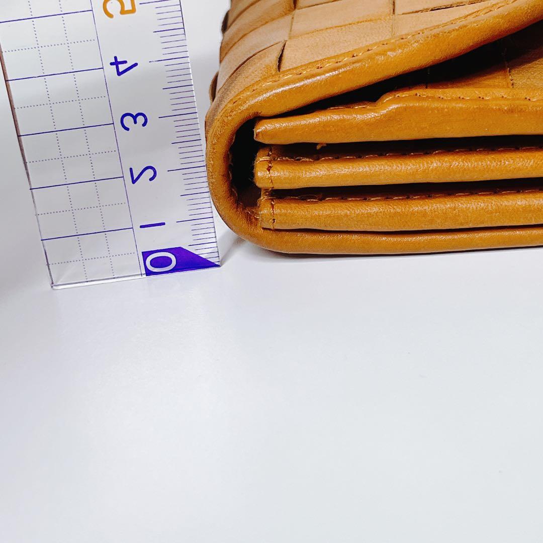 未使用 ズッケロフィラート ブラウン 編み込み長財布 ナチュラル 大容量 定番