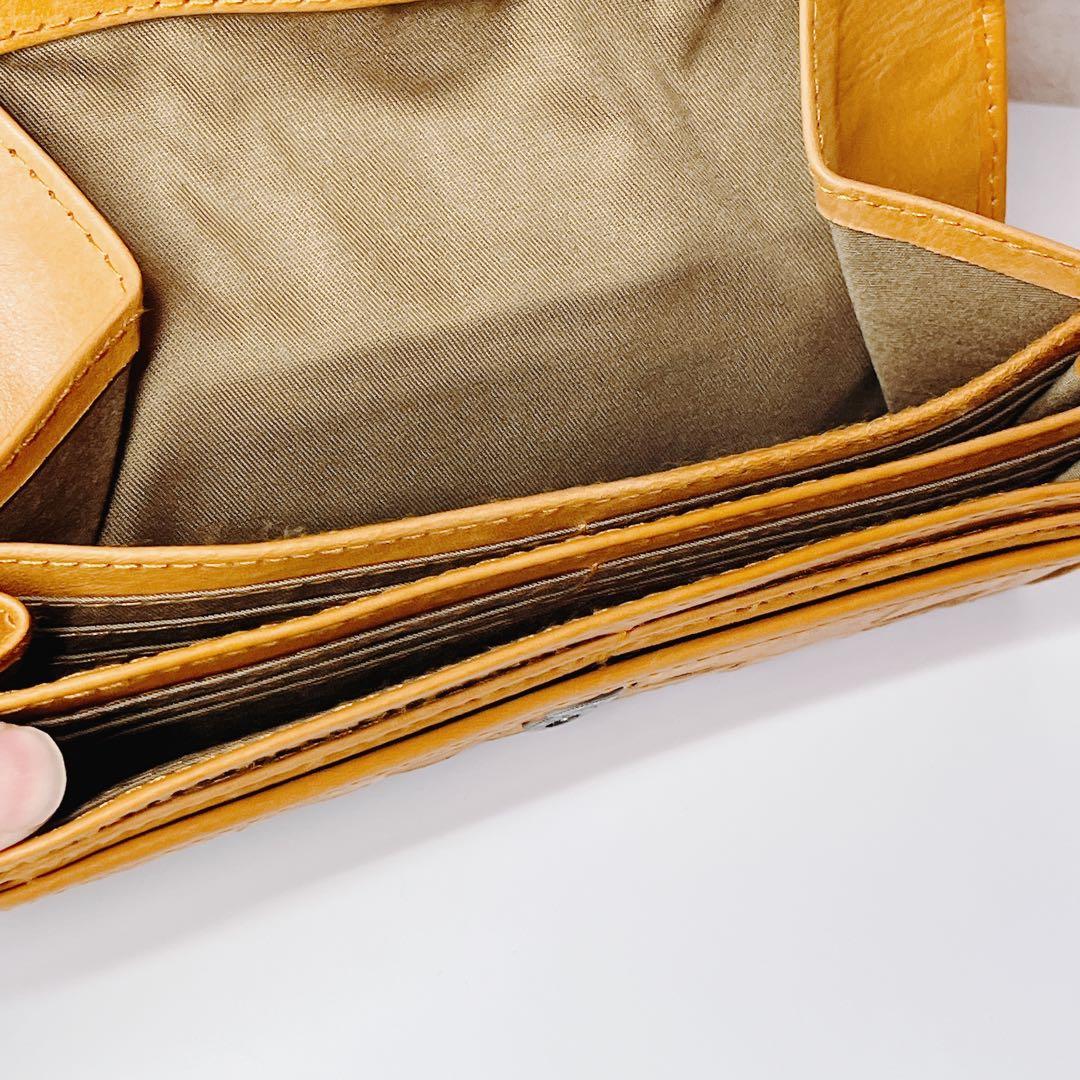 未使用 ズッケロフィラート ブラウン 編み込み長財布 ナチュラル 大容量 定番