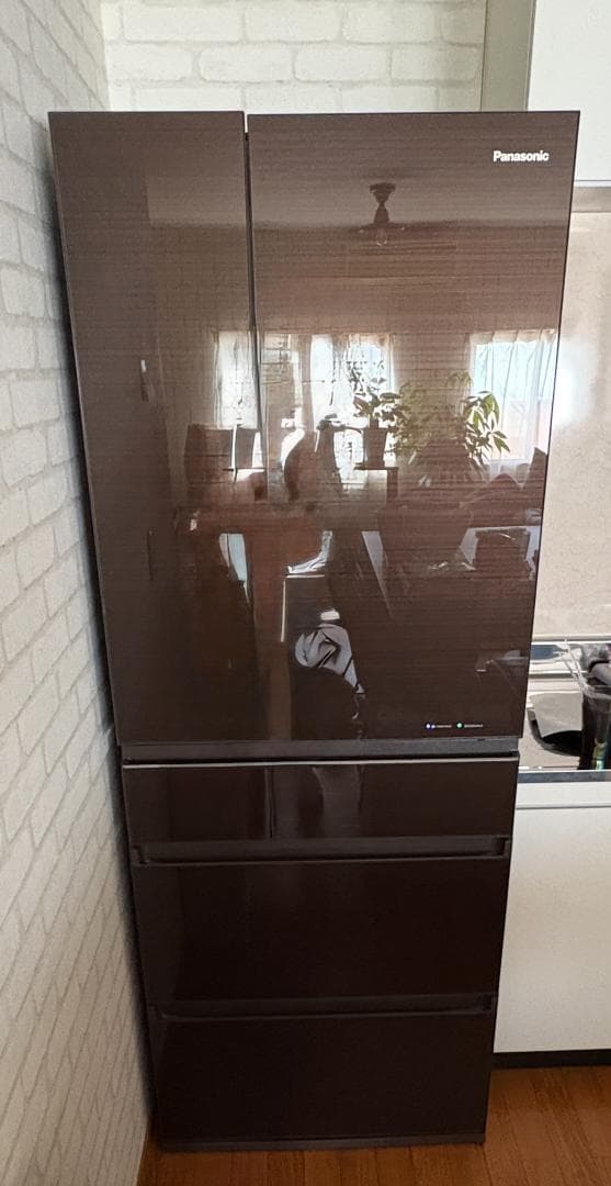 パナソニック 冷蔵庫 6ドア 550L パーシャル搭載 アルベロダークブラウン