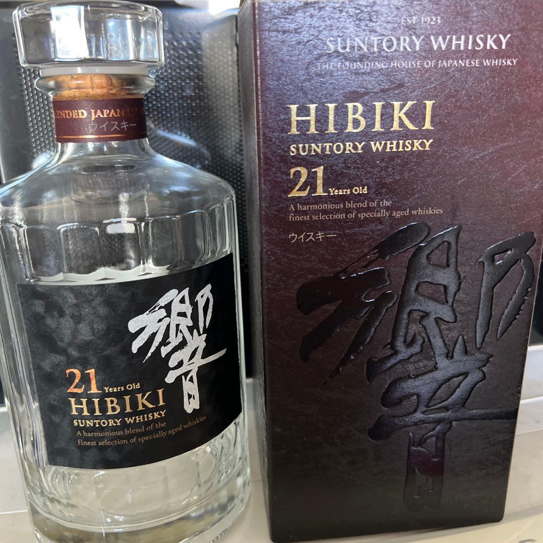 響21年　黒響　空瓶　箱付き