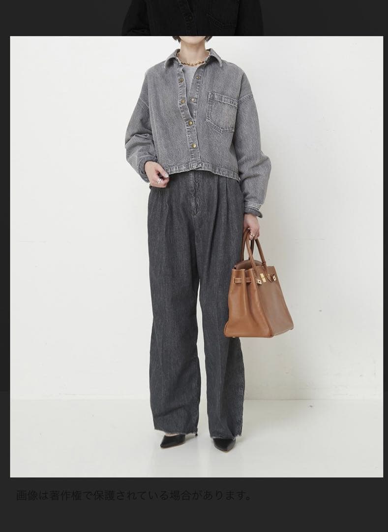 THIRD MAGAZINE雑誌掲載 デニムジャケットシャツ