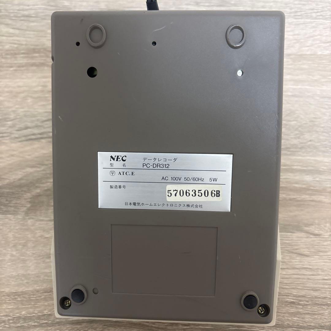 【通電＆動作確認済】NEC PC-DR312 データレコーダー