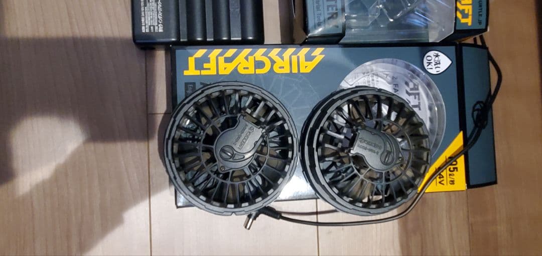 バートル24V 空調服用ファン！迷彩、デッキーズ空調服２着