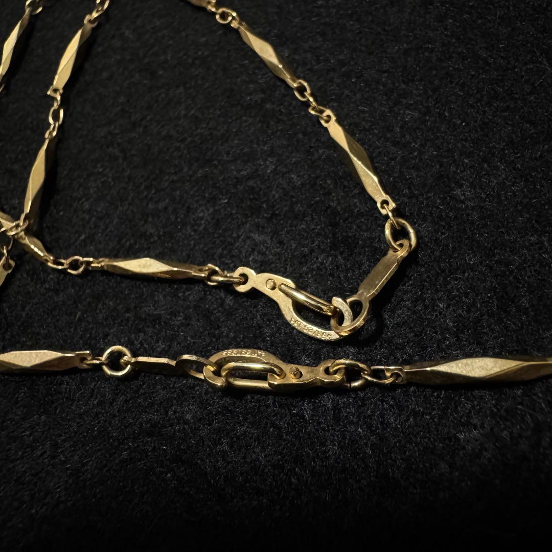 v*o様 切子 アンティークゴールド デザインチェーン ネックレス＆ブレスレット