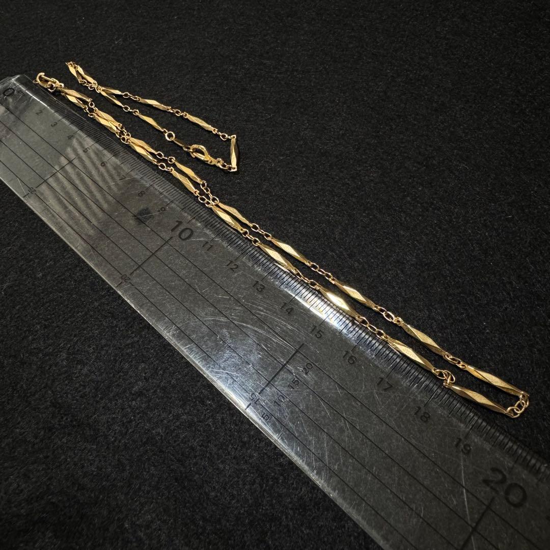 v*o様 切子 アンティークゴールド デザインチェーン ネックレス＆ブレスレット