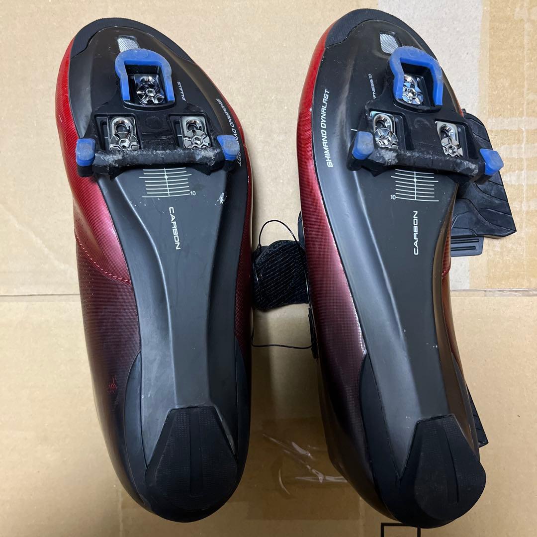 シマノ RC7 43E レッド ビンディングシューズ