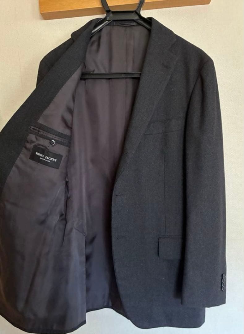 RING JACKET リングジャケット　48 秋冬　チャコールグレー