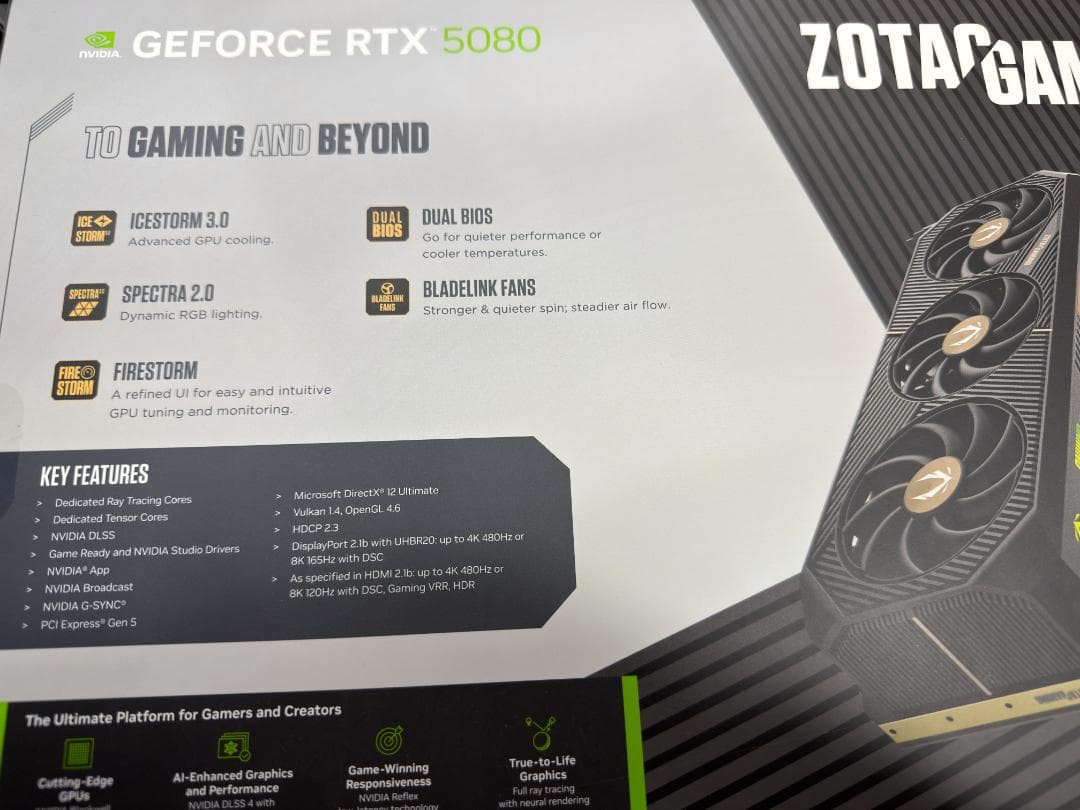 b*p様 ZOTAC GEFORCE RTX 5080 16GB