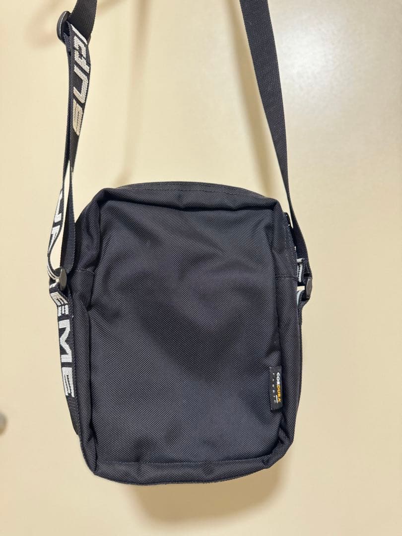 Supreme ショルダーバッグ 黒 コーデュラ