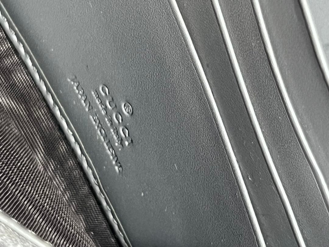 GUCCI 長財布　バイカラー ピンク/グレー