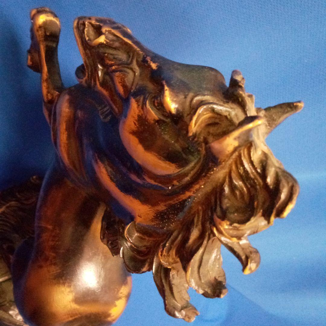 馬の置物　ブロンズ像　銅製　イタリア製　重量5.1kg