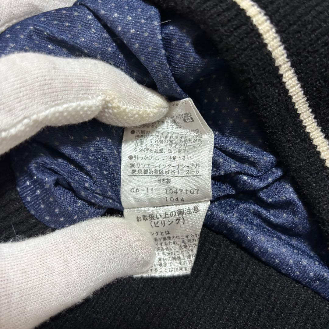 パーリーゲイツ ロゴ ニットブルゾン ダブルジップ ジャケット