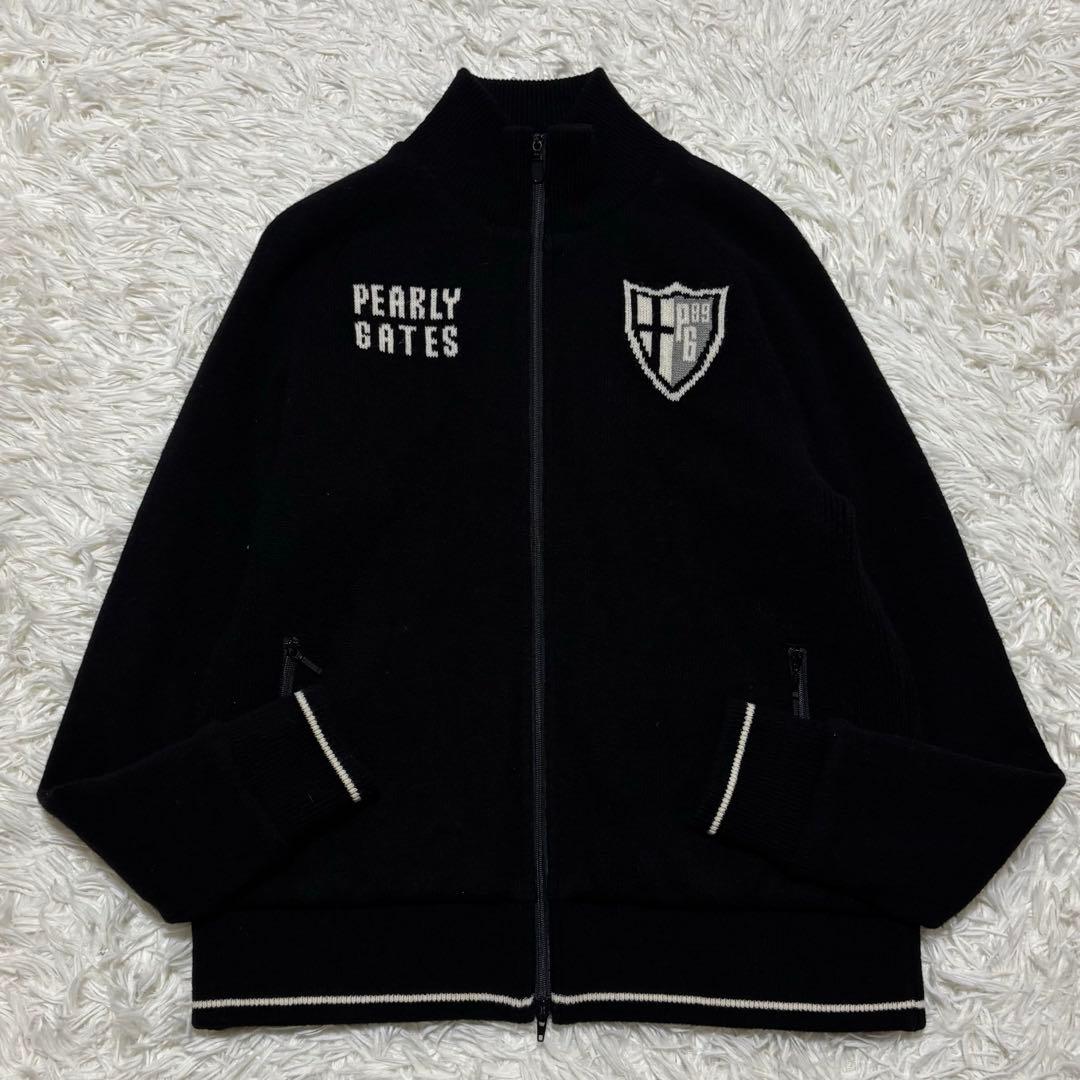 パーリーゲイツ ロゴ ニットブルゾン ダブルジップ ジャケット