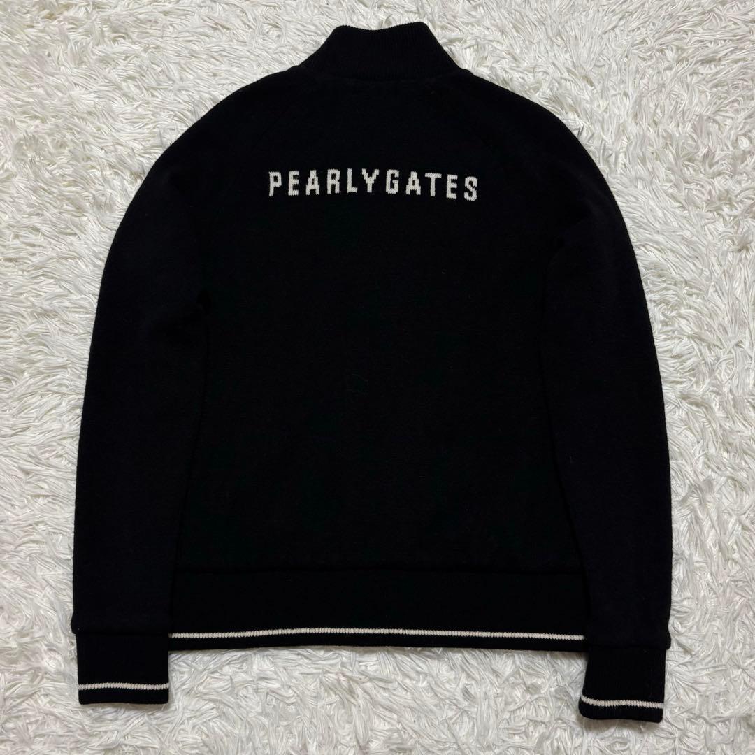 パーリーゲイツ ロゴ ニットブルゾン ダブルジップ ジャケット