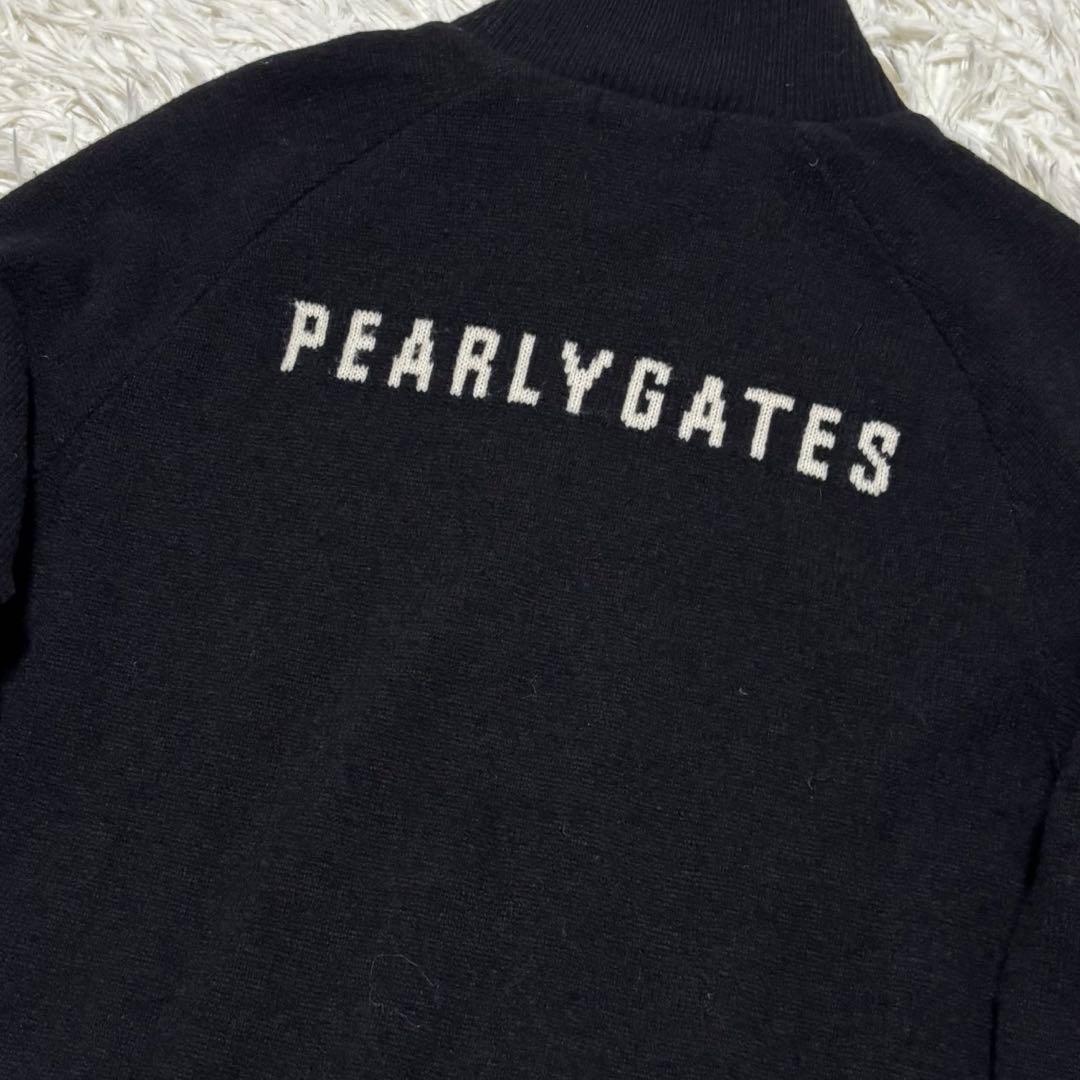 パーリーゲイツ ロゴ ニットブルゾン ダブルジップ ジャケット