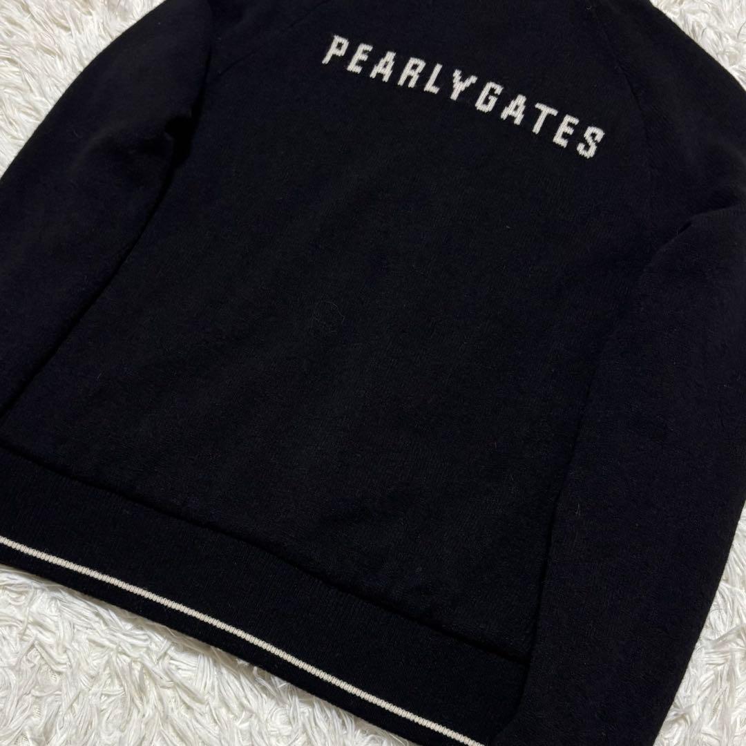 パーリーゲイツ ロゴ ニットブルゾン ダブルジップ ジャケット