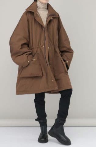 Curensology ＜&RC＞スウェーディッシュモッズコート ブラウン57