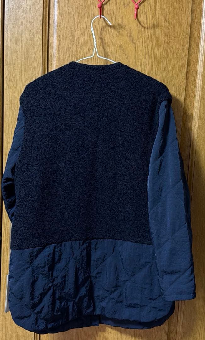 【リバーシブル着用可能】 リバーシブルキルト ミドル丈コート