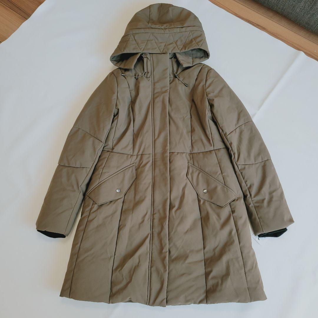 【新品】コールハーン 防水 中綿モッズコート L オリーブカーキ