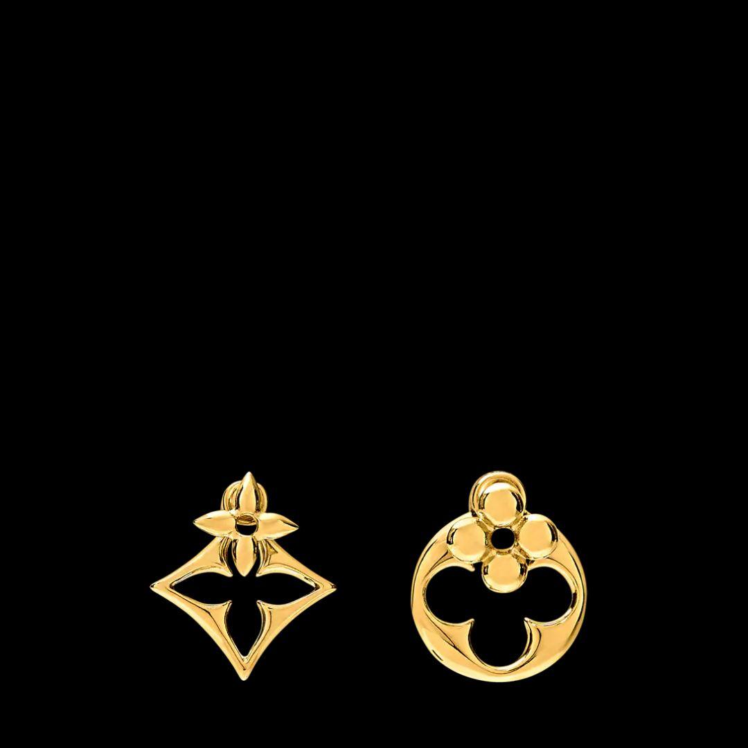 LOUIS VUITTON ピアス(片耳) LVフラワーグラム