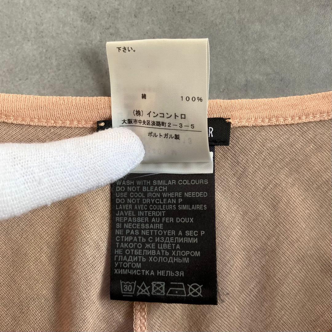 トップス 00s Ann Demeulemeester silk l/s cutsew