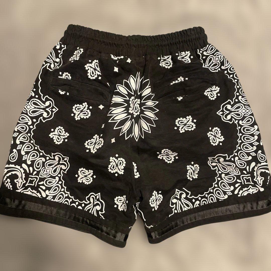 ASKYURSELF バンダナ柄ショートパンツ