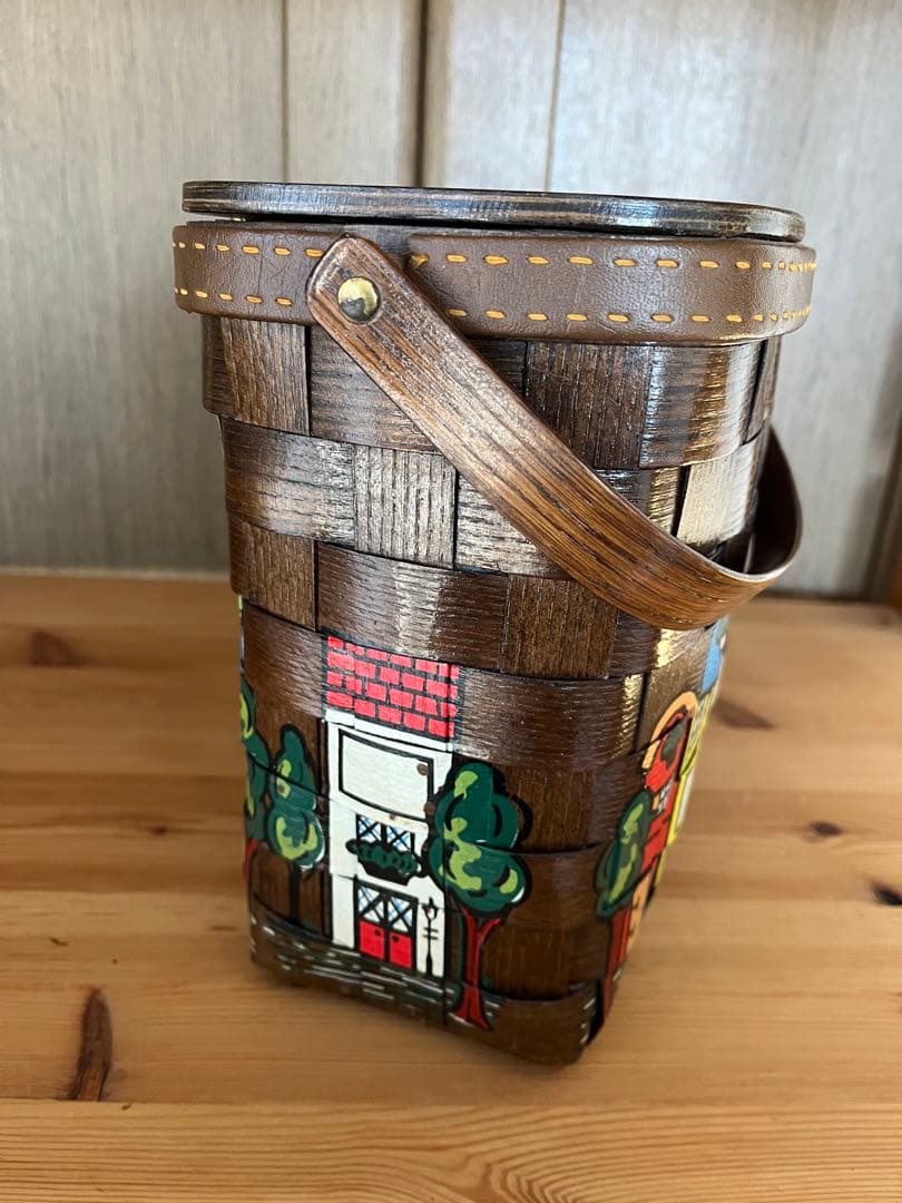 じ*ち様 カロ・ナン　Caro-Nan ヴィンテージバスケット　50年代　オール