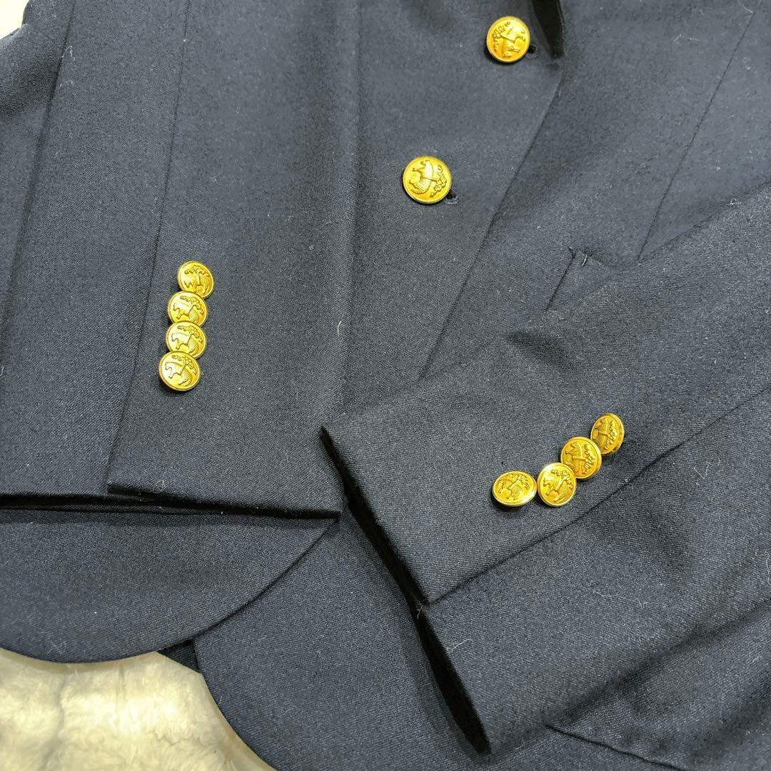 【美品】ブルックスブラザーズ ブレザージャケット 紺ブレ金ボタン ネイビー 4