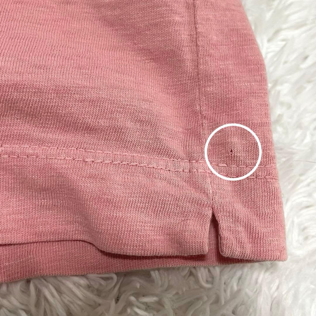 45rpm 45R ジンバブエコットン　45色天竺Mポロ ピンク　桜色