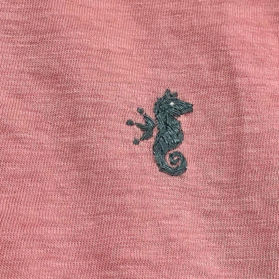 45rpm 45R ジンバブエコットン　45色天竺Mポロ ピンク　桜色