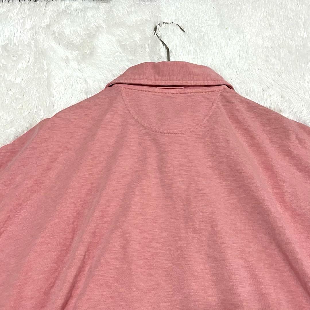 45rpm 45R ジンバブエコットン　45色天竺Mポロ ピンク　桜色