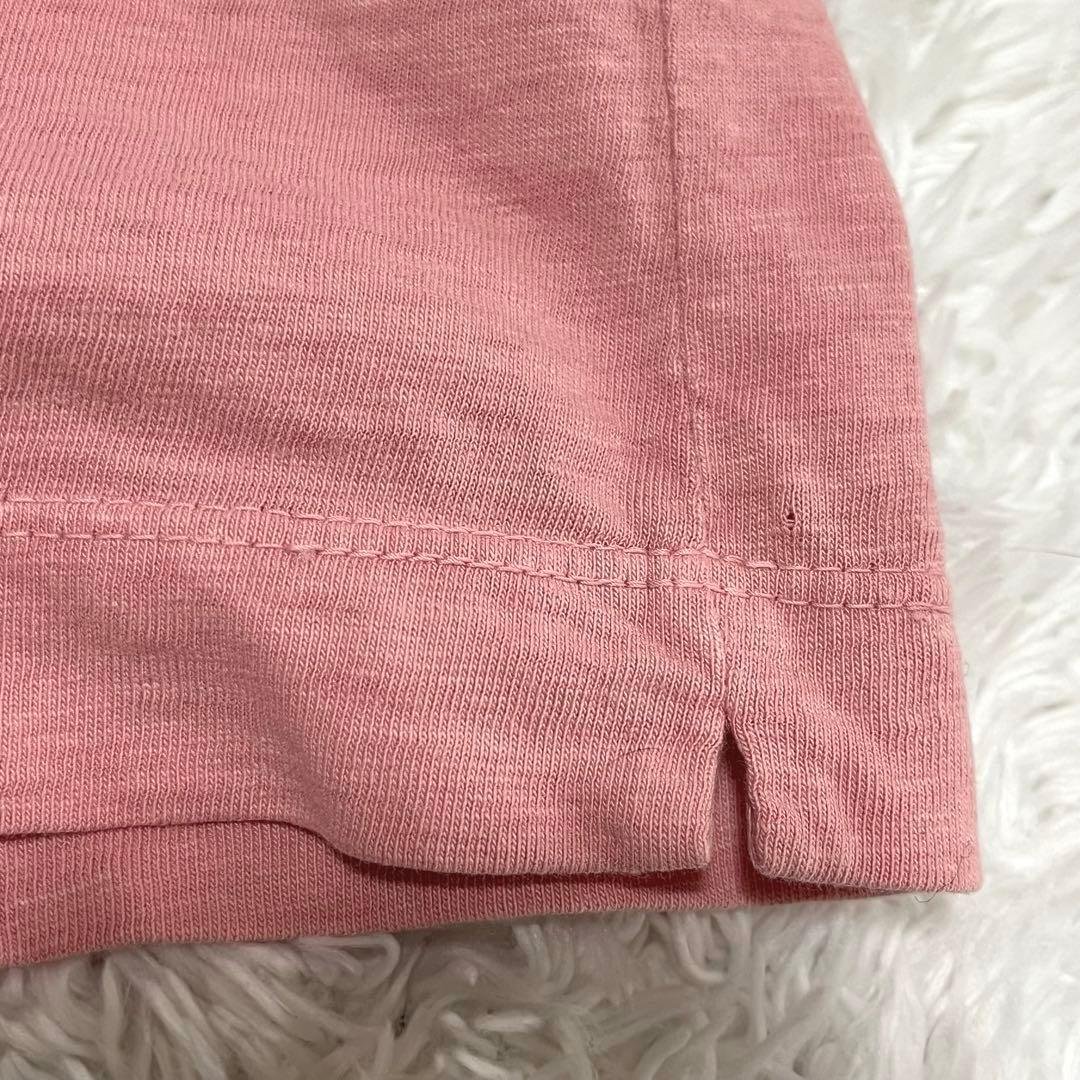 45rpm 45R ジンバブエコットン　45色天竺Mポロ ピンク　桜色