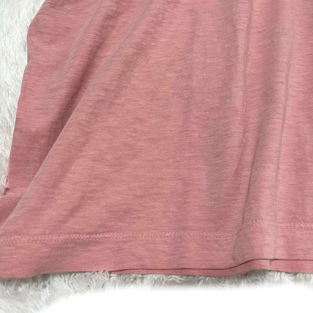 45rpm 45R ジンバブエコットン　45色天竺Mポロ ピンク　桜色