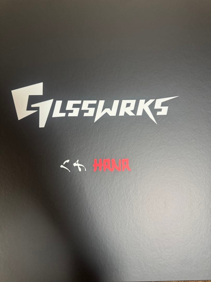 GLSSWRKS HANA　ガラスマウスパッド