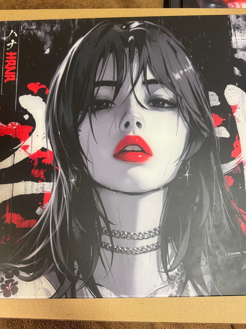 GLSSWRKS HANA　ガラスマウスパッド