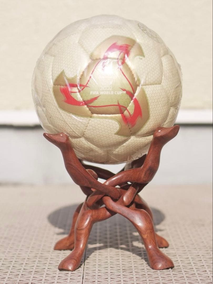 adidas 2002 FIFA APPROVED サッカーボール 台付き