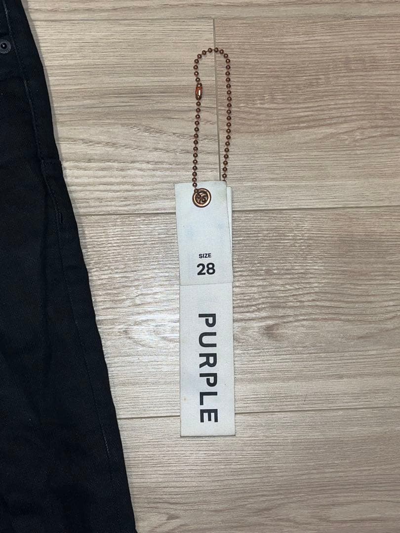 purple brand 28 ブラックスキニー
