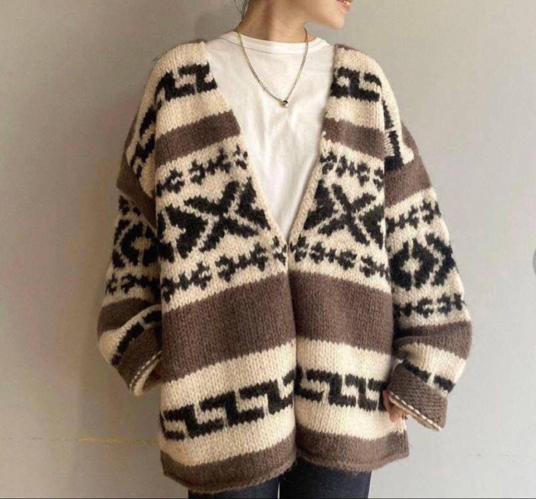 シンゾーン　カウチン　カーディガン