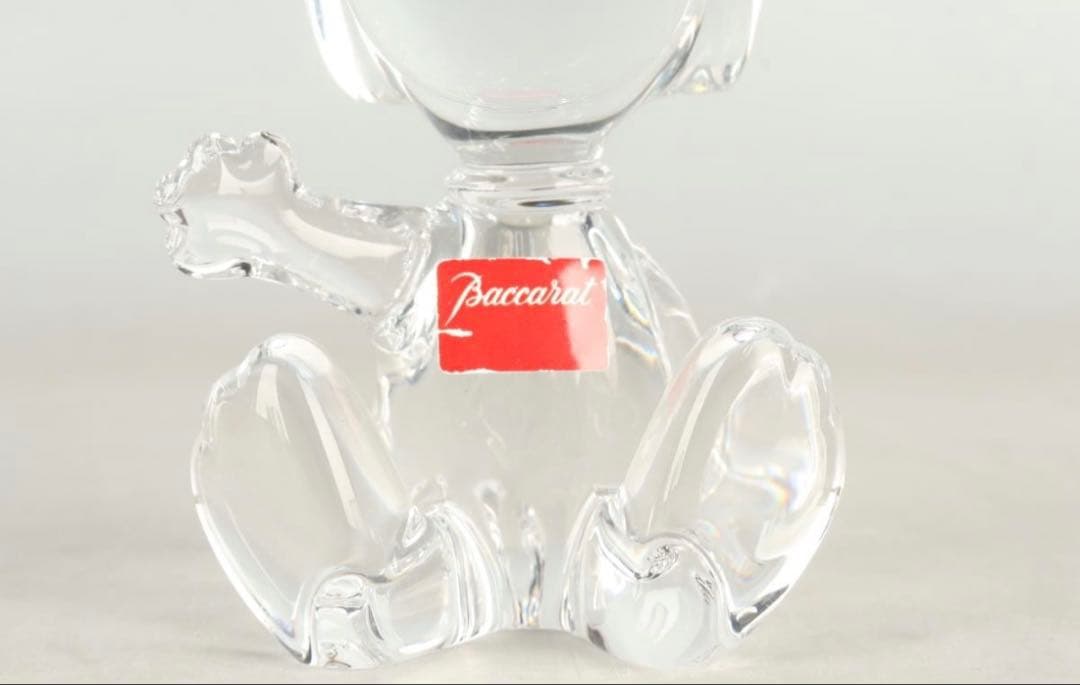 極美品 Baccarat バカラ スヌーピー クリスタル ガラス オブジェ 置物
