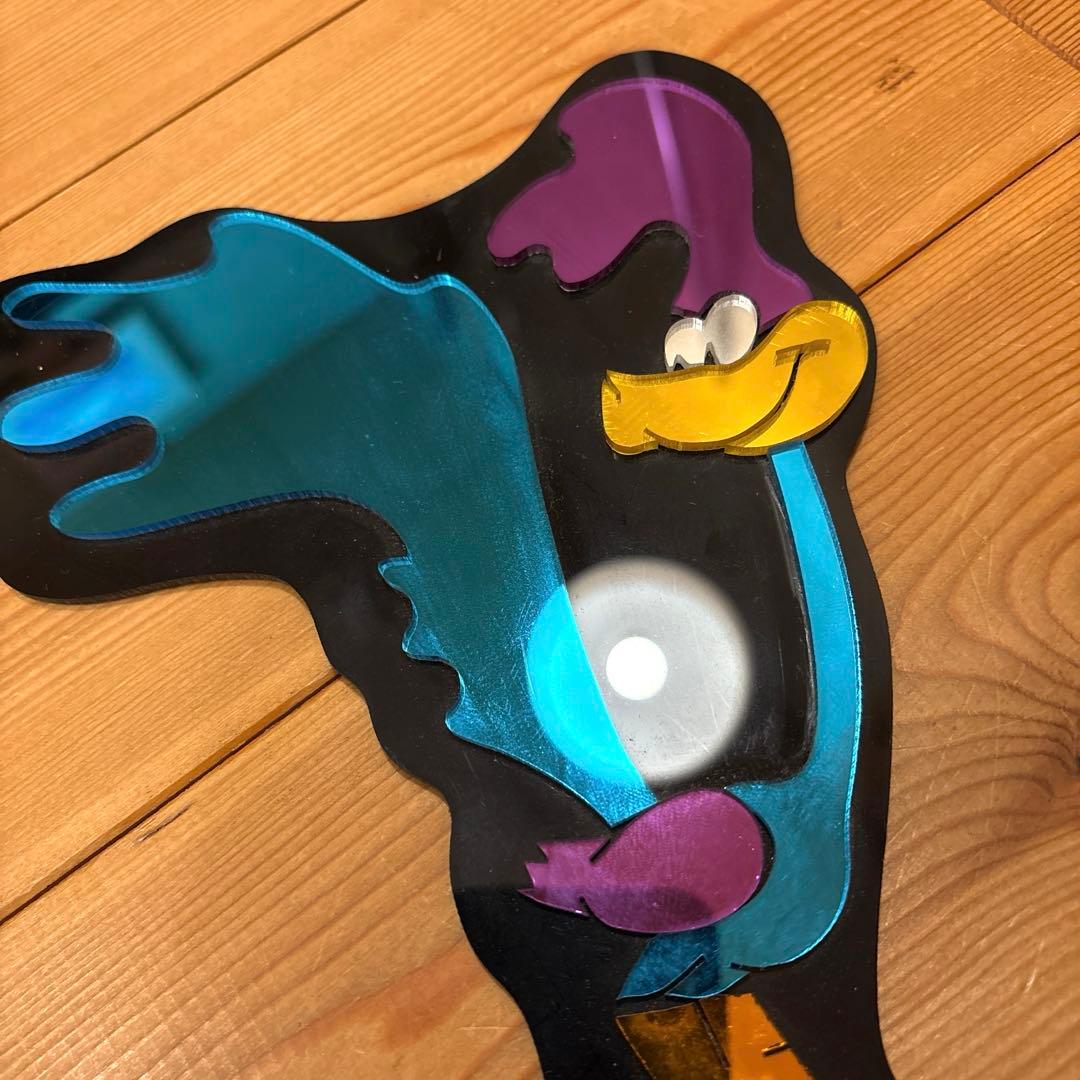 レア！　80’s ロードランナー　鏡　ミラーサイン　ルーニーテューンズ　アメトイ