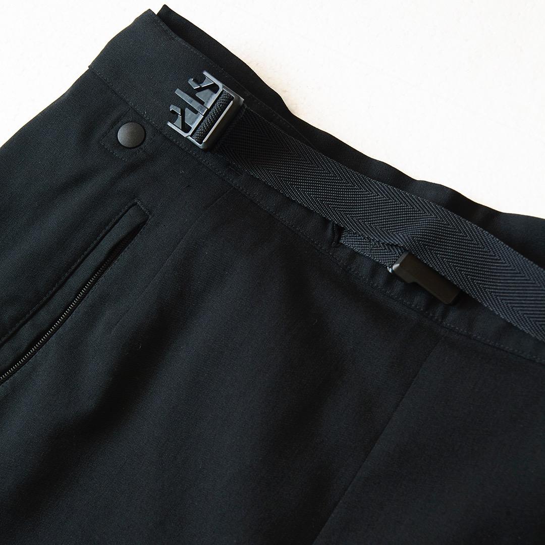 Y-3 黒 袴パンツ スリット入り