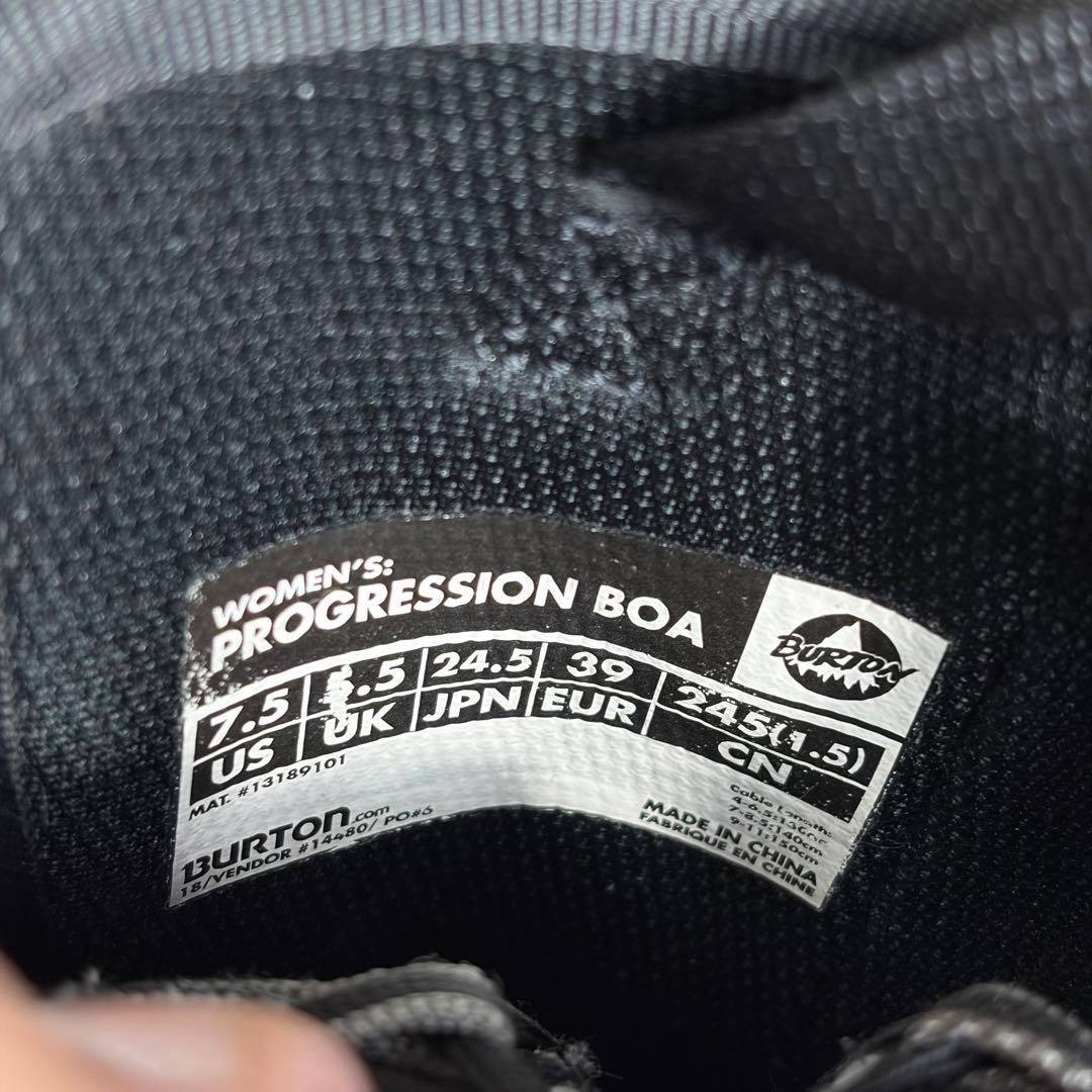 BURTON バートン スノーボードブーツ 24.5cm ボアシステム boa